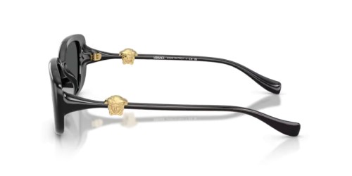 VERSACE VE4504D - GB1/87 - 56 Okulary przeciwsłoneczne Czarny