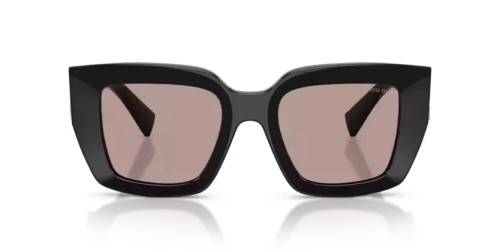 MIU MIU MU B05S - 16K20I - 51 Okulary przeciwsłoneczne Czarny Kanciaste