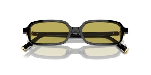MIU MIU MU 11ZS - 16K07O - 51 Okulary przeciwsłoneczne Czarny Prostokątny