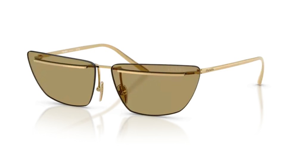PRADA PR C52S - 5AK70G - 64 Okulary przeciwsłoneczne Złoty Motyl