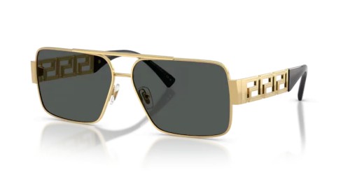 VERSACE VE2290 - 100287 - 61 Okulary przeciwsłoneczne Złoty Prostokątny