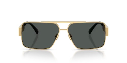 VERSACE VE2290 - 100287 - 61 Okulary przeciwsłoneczne Złoty Prostokątny