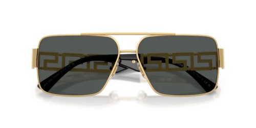 VERSACE VE2290 - 100287 - 61 Okulary przeciwsłoneczne Złoty Prostokątny