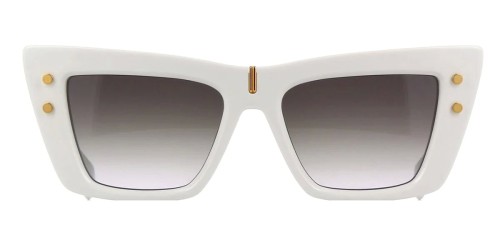Balmain BPS-156 B-EYE - C - 54 Okulary przeciwsłoneczne Biały Kocie oczy