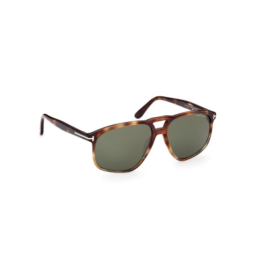Tom Ford FT1000 PIERRE-02 - 56N - 58 Okulary przeciwsłoneczne Havanna Pilotki (aviator)