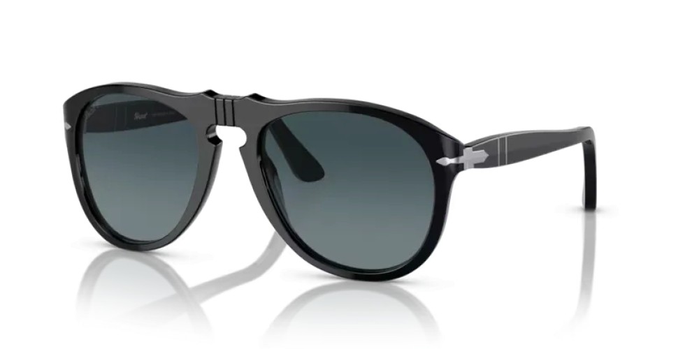 Persol PO0649 - 95/S3 - 56 - Z SOCZEWKAMI POLARYZACYJNYMI Okulary przeciwsłoneczne Czarny Pilotki (aviator)