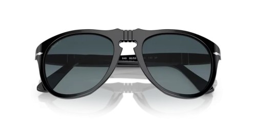 Persol PO0649 - 95/S3 - 56 - Z SOCZEWKAMI POLARYZACYJNYMI Okulary przeciwsłoneczne Czarny Pilotki (aviator)