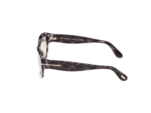 Tom Ford FT1086 PENNY - 55C - 55 Okulary przeciwsłoneczne Havanna Kocie oczy