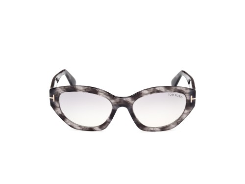 Tom Ford FT1086 PENNY - 55C - 55 Okulary przeciwsłoneczne Havanna Kocie oczy