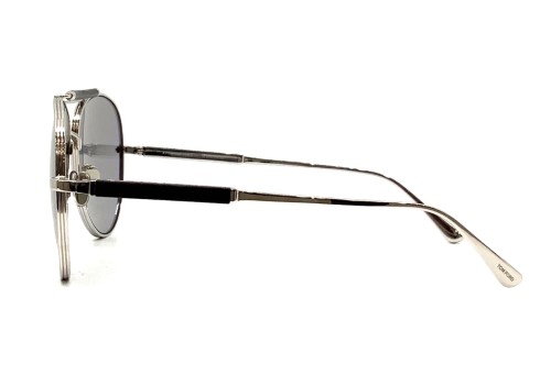 Tom Ford TOM N.16-Private Collection - 18D - 60 - Z SOCZEWKAMI FOTOCHROMOWYMI Okulary przeciwsłoneczne Srebrny Pilotki (aviator)