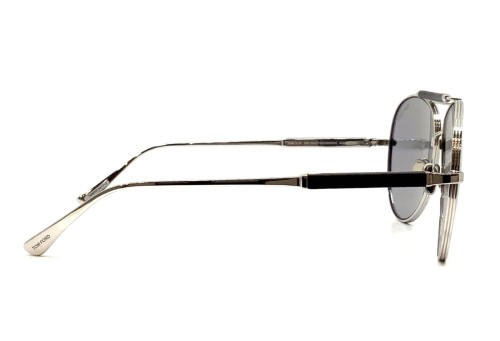Tom Ford TOM N.16-Private Collection - 18D - 60 - Z SOCZEWKAMI FOTOCHROMOWYMI Okulary przeciwsłoneczne Srebrny Pilotki (aviator)