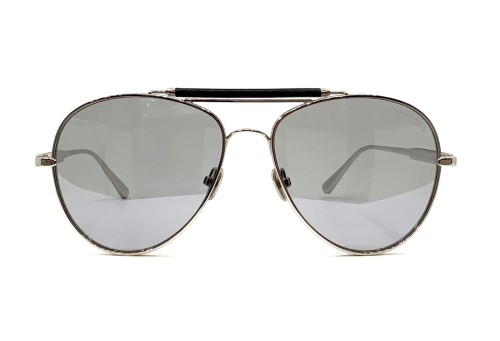 Tom Ford TOM N.16-Private Collection - 18D - 60 - Z SOCZEWKAMI FOTOCHROMOWYMI Okulary przeciwsłoneczne Srebrny Pilotki (aviator)