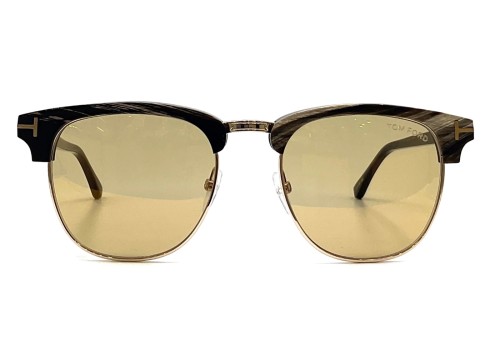 Tom Ford TOM N.17-Private Collection REAL HORN - 63H - 53 - Z SOCZEWKAMI FOTOCHROMOWYMI Okulary przeciwsłoneczne Czarny Browline