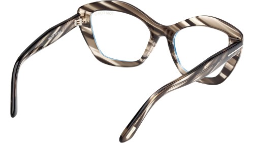 Tom Ford FT6044-B - 056 - 54 - Z SOCZEWKAMI Z FILTREM ŚWIATŁA NIEBIESKO-FIOLETOWEGO Oprawki korekcyjne Kocie oczy