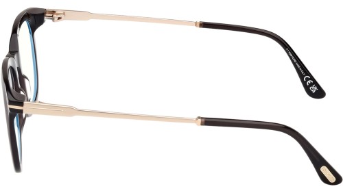 Tom Ford FT5904-B - 005 - 50 - Z SOCZEWKAMI Z FILTREM ŚWIATŁA NIEBIESKO-FIOLETOWEGO Oprawki korekcyjne Kanciaste
