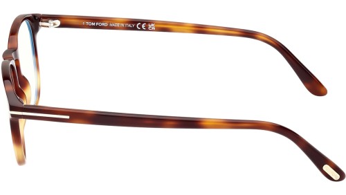 Tom Ford FT5899-B - 056 - 48 - Z SOCZEWKAMI Z FILTREM ŚWIATŁA NIEBIESKO-FIOLETOWEGO Oprawki korekcyjne Panto / zaokrąglony