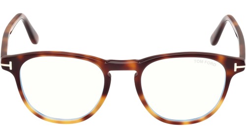 Tom Ford FT5899-B - 056 - 48 - Z SOCZEWKAMI Z FILTREM ŚWIATŁA NIEBIESKO-FIOLETOWEGO Oprawki korekcyjne Panto / zaokrąglony