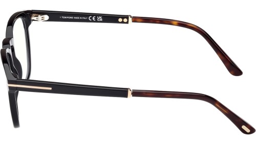Tom Ford FT5890-B - 005 - 51 - Z SOCZEWKAMI Z FILTREM ŚWIATŁA NIEBIESKO-FIOLETOWEGO Oprawki korekcyjne Okrągły