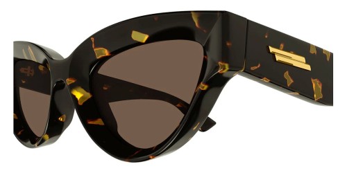 Bottega Veneta BV1249S - 002 - 53 Okulary przeciwsłoneczne Kocie oczy