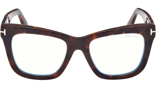 Tom Ford FT5881-B - 052 - 52 - Z SOCZEWKAMI Z FILTREM ŚWIATŁA NIEBIESKO-FIOLETOWEGO Oprawki korekcyjne Kocie oczy