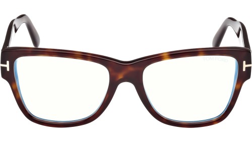 Tom Ford FT5878-B - 052 - 55 - Z SOCZEWKAMI Z FILTREM ŚWIATŁA NIEBIESKO-FIOLETOWEGO Oprawki korekcyjne Kocie oczy
