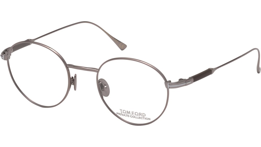 Tom Ford FT5717-Private Collection - 012 - 49 Oprawki korekcyjne Szary Okrągły
