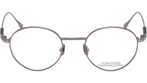 Tom Ford FT5717-Private Collection - 012 - 49 Oprawki korekcyjne Szary Okrągły