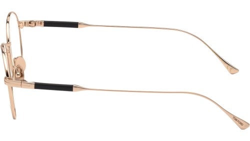 Tom Ford FT5717-Private Collection - 028 - 49 Oprawki korekcyjne Różowe złoto Okrągły