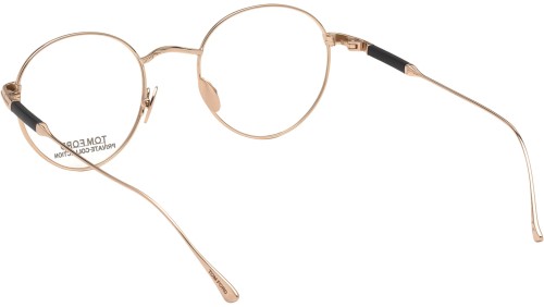 Tom Ford FT5717-Private Collection - 028 - 49 Oprawki korekcyjne Różowe złoto Okrągły