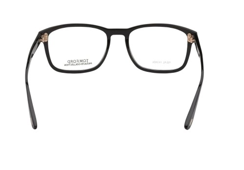 Tom Ford FT5718-Private Collection REAL HORN - 063 - 52 Oprawki korekcyjne Czarny Kanciaste