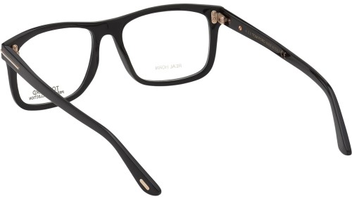 Tom Ford FT5719-Private Collection REAL HORN - 063 - 54 Oprawki korekcyjne Czarny Kanciaste