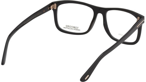 Tom Ford FT5719-Private Collection REAL HORN - 063 - 54 Oprawki korekcyjne Czarny Kanciaste