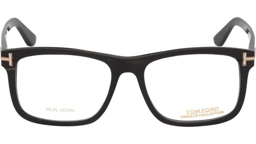 Tom Ford FT5719-Private Collection REAL HORN - 063 - 54 Oprawki korekcyjne Czarny Kanciaste