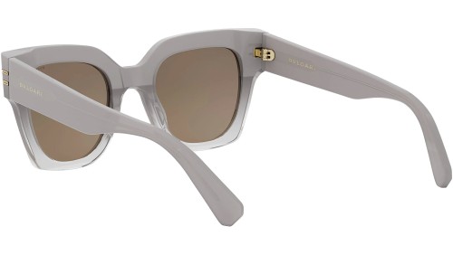 Bvlgari BV40013I B ZERO1 - 20E - 49 Okulary przeciwsłoneczne Szary Kanciaste