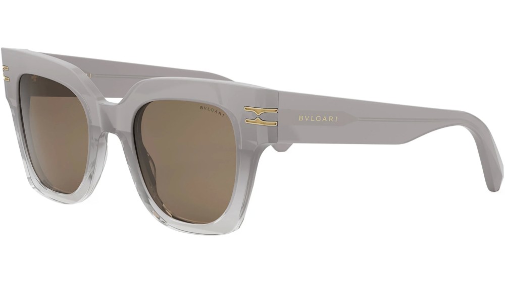 Bvlgari BV40013I B ZERO1 - 20E - 49 Okulary przeciwsłoneczne Szary Kanciaste