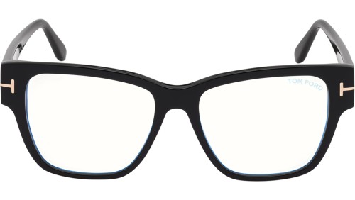 Tom Ford FT5745-B - 001 - 54 - Z SOCZEWKAMI Z FILTREM ŚWIATŁA NIEBIESKO-FIOLETOWEGO Oprawki korekcyjne Czarny Kanciaste