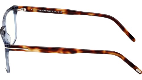 Tom Ford FT5802-B - 090 - 55 - Z SOCZEWKAMI Z FILTREM ŚWIATŁA NIEBIESKO-FIOLETOWEGO Oprawki korekcyjne Kanciaste