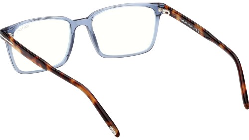 Tom Ford FT5802-B - 090 - 55 - Z SOCZEWKAMI Z FILTREM ŚWIATŁA NIEBIESKO-FIOLETOWEGO Oprawki korekcyjne Kanciaste