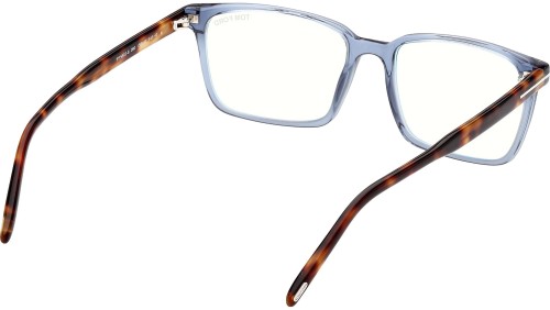 Tom Ford FT5802-B - 090 - 55 - Z SOCZEWKAMI Z FILTREM ŚWIATŁA NIEBIESKO-FIOLETOWEGO Oprawki korekcyjne Kanciaste