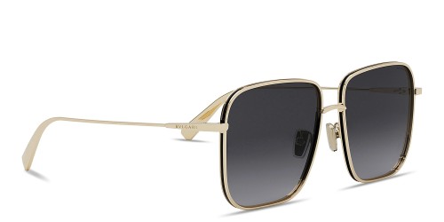 Bvlgari BV40016U B ZERO1 - 33B - 57 Okulary przeciwsłoneczne Złoty Kanciaste