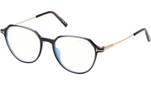 Tom Ford - Oprawki korekcyjne - FT5875-B - 020 - 52 - Z SOCZEWKAMI Z FILTREM ŚWIATŁA NIEBIESKO-FIOLETOWEGO