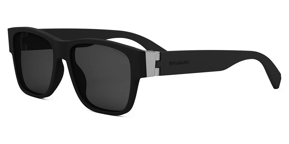 Bvlgari BV40022I ALUMINIUM - 02A - 56 Okulary przeciwsłoneczne Czarny Kanciaste