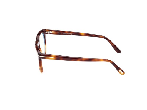 Tom Ford FT5870-B - 056 - 50 - Z SOCZEWKAMI Z FILTREM ŚWIATŁA NIEBIESKO-FIOLETOWEGO Oprawki korekcyjne Havanna Kanciaste
