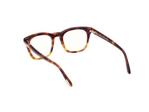 Tom Ford FT5870-B - 056 - 50 - Z SOCZEWKAMI Z FILTREM ŚWIATŁA NIEBIESKO-FIOLETOWEGO Oprawki korekcyjne Havanna Kanciaste