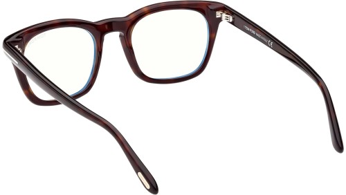 Tom Ford FT5870-B - 052 - 50 - Z SOCZEWKAMI Z FILTREM ŚWIATŁA NIEBIESKO-FIOLETOWEGO Oprawki korekcyjne Kanciaste