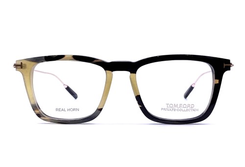 Tom Ford FT5851-Private Collection REAL HORN - 062 - 51 Oprawki korekcyjne Kanciaste