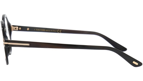 Tom Ford FT5850-Private Collection REAL HORN - 063 - 47 Oprawki korekcyjne Okrągły