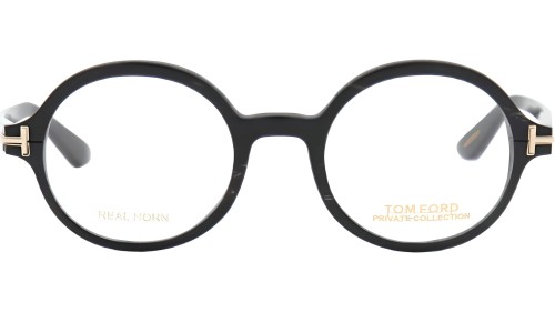Tom Ford FT5850-Private Collection REAL HORN - 063 - 47 Oprawki korekcyjne Okrągły