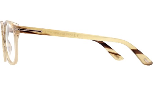 Tom Ford FT5849-Private Collection REAL HORN - 062 - 50 Oprawki korekcyjne Havanna Kanciaste