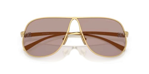 MIU MIU MU A56S - 5AK20I - 66 Okulary przeciwsłoneczne Złoty Pilotki (aviator)